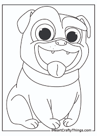 Turn on the printer and click on print the drawing. Bingo And Rolly Puppy Dog Pals Coloring Pages