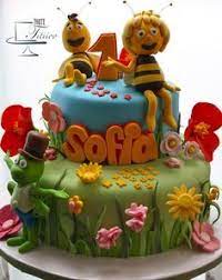 Maya The Bee Verjaardagstaart Ideeen Marsepein Taart Taart Bloemen
