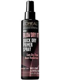 L Oreal Paris Advanced Hairstyle Blow Dry It Quick Dry Primer Spray Beauty Products Drugstore Blow Dry Hair Primers