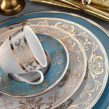 Kutahya Porcelain 97 Piece Iris 6914 Round Dinner Set Ad 1 Kutahya Porselen 97 Parca Iris 6914 Yuvarl Dinner Set Design Fine China Dinnerware Gold Dinnerware