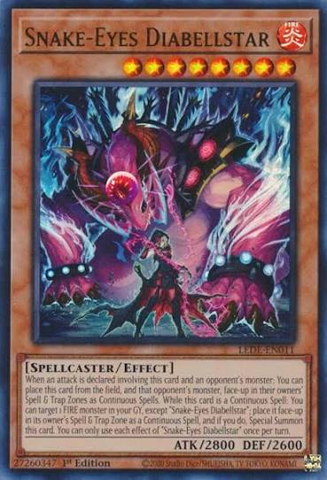 Snake-Eyes Diabellstar - Legacy of Destruction - YuGiOh - TCGplayer.com