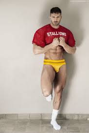 Musclebound Model Alessandro Cavagnola In A Jock Strap! - Nude Men, Nude  Male Models, Gay Selfies & Gay Porn