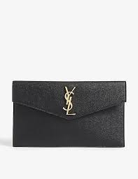 Saint laurent uptown textured leather clutch, new with tag!!! Saint Laurent Clutch Bags Ysl Clutch Bags Selfridges