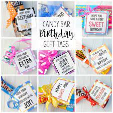 During the holiday season a few years back, my husband brought this wonderful candy home from work. Candy Bar Sayings For Simple Birthday Gifts Crazy Little Projects