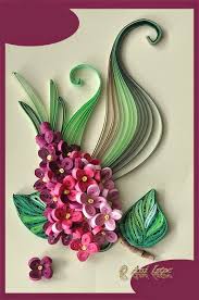 Printre Hobby Uri Quilling Kusudama Origami Bijuterii Handmade Quilling Lilac Flower Flori De Quilling Work Paper Quilling Patterns Quilling Designs