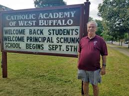 Catholic Academy of West Buffalo is so pleased to introduce our new  Principal, Mr. Earl Schunk. He comes to us with a wealth of teaching and  administrative experience. Most recently, he was
