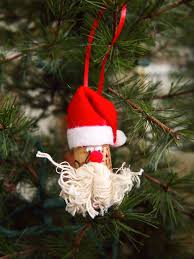 But wouldn't it be great to try something new this year? Wine Cork Santa Ornament Christmas Cork Ornaments Wine Cork Ornaments Cork Crafts Christmas
