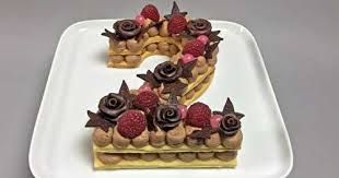 Number cake en trois ganaches : Number Cake Au Chocolat Praline De Patissi Patatta Et Ses Recettes De Cuisine Similaires Recettesmania