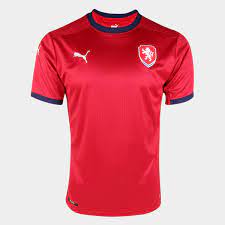 Confira seleção futebol república tcheca ao vivo! Camisa Selecao Republica Tcheca Home 20 21 S N Torcedor Puma Masculina Vermelho Marinho Netshoes