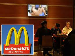 Im Lovin it: McDonalds shows PORN as TV gaffe serves customers an  X-rated side order - World News - Mirror Online