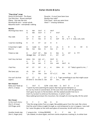 Chords ratings, diagrams and lyrics. Guitar Chords Lyrics John S Collection