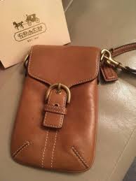 coach leather phone wristlet case wallet leather pouch coach leather leather
