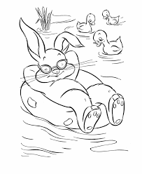 Deviantart is where art and community thrive. A Duck And The Easter Bunny Coloring Pages Coloring Home