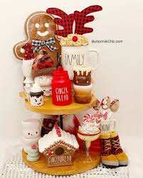 Buttermilk Chic By Wendy On Instagram Making More Of My Adorable Little Faux Whip Reindeer To Tray Decor Christmas Gingerbread Christmas Decor Christmas Tray