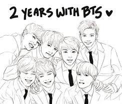 Perfect for showing kpop bts love wherever you go, or the perfect gift for your stan friends! Bts Coloring Pages Print Members Of A Popular Korean Group