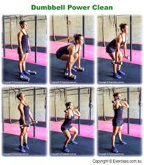 Repeat for recommended number of repetitions. Dumbbell Power Clean Quick How To Video