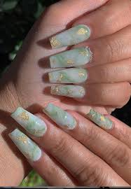 *simple operation:btartbox full cover artificial press on nails are. 42 Beautiful Acrylic Coffin Ballerina Nails Design Ideas This Summer Page 10 Of 42 Latest Fashion Trends For Woman Ballerina Nails Designs Green Acrylic Nails Ballerina Nails