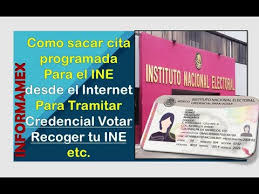 Para solicitar tu credencial deberás agendar citas ine, se trata de un proceso muy sencillo de hacer que explicaremos a continuación. Sacar Cita Para Ine Realiza Tramites Recoger Tu Ine Sacar Por Primera Veztu Ine Reposicion De Ine Youtube
