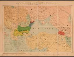 Bulgaria was laid out extensively, including all areas which were believed to contain a majority of bulgarians. Map Of The Treaty Of San Stefano Map Vintage World Maps World Map