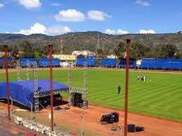 Sports kenya officers and contractors during a site meeting at kirubia stadium in chuka, tharaka nithi county. Construction Of Kirubia Stadium In Tharaka Nithi Kenya To Be Completed In February
