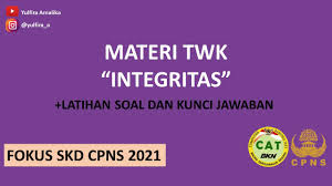 We did not find results for: Bahas Tuntas Twk Integritas Materi Dan Latihan Soal Youtube