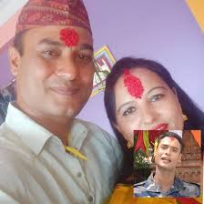 Finally, This time he got Chance to meet his family and celebrate Tika. 😁  Did you recognize him? He is Deepak Koirala from popular and favourite  Dashain song of APF! ❤️ "फौजलाई