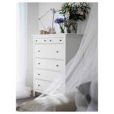 Ikea hemnes chest of 6 drawers (+ceramic knobs) solid pine. Hemnes White Stain Chest Of 6 Drawers 108x131 Cm Ikea