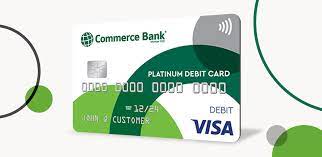Easily access money from your company or sponsor organization. Credit Debit Prepaid Cards Bank Cards Commerce Bank