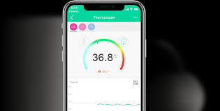 It is easy to use and free thermometer the app enables clients to record different temperatures on your cell phones. Wearable Smart Baby Thermometer Koogeek Com