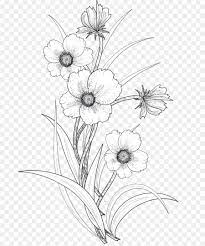 Tentu saja design artistic flower drawing memang cukup banyak dicari oleh orang di internet. Black And White Flower Png Download 741 1079 Free Transparent Drawing Png Download Cleanpng Kisspng