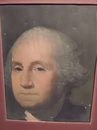 Retrato enmarcado de George Washington encargado en el bicentenario de 1932 