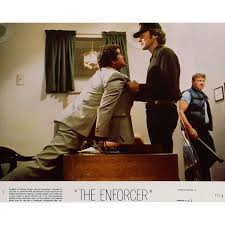He don't show us no respect, he's given his kickbacks to the. The Enforcer Lobby Card 8x10 In
