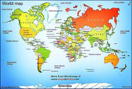 World Maps With Countries Continent Worldmap World Map Maps Of World Flickr Pho Free Printable World Map World Map With Countries World Political Map
