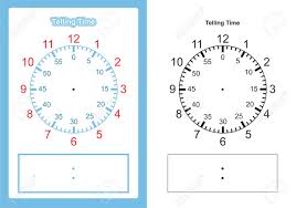 Teaching Time Chart Telling The Time For Teacher Chart For Teaching