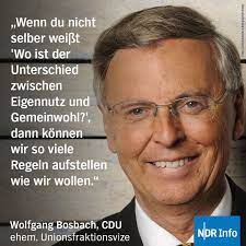 Wolfgang bosbach — wolfgang walter wilhelm bosbach1 ˈbɔsbax (* 11. Facebook
