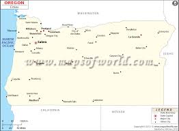 Cities In Oregon Oregon City Map