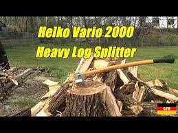 Handmade in germany the vario 2000 heavy log splitter is an enormous, heavy duty wood splitting axe built to tackle the most demanding jobs. Helko Vario 2000 Heavy Log Splitter Youtube