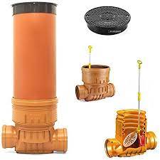 Auch wenn dieser abwasserschacht unter umständen leicht überdurchschnittlich viel kosten mag, findet. Kontrollschacht Revisionsschacht Dn400 Ruckstauklappe 2 X O160 Mm Abwasserschacht Amazon De Baumarkt