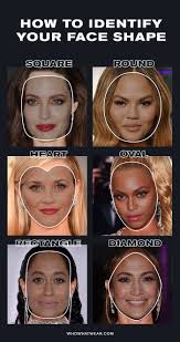 3 Steps To Identify Your Face Shape It S Actually So Easy Heart Face Shape Diamond Face Shape Face Shape Chart