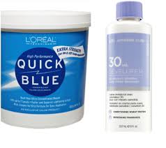 Loreal Quick Blue Bleach Ion Sensitive Scalp 30 Volume Developer Bleaching Your Hair Sensitive Scalp Bleached Hair