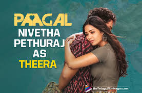 The fun in the first half, and slick mounting, along with vishwak sen, makes paagal look like a decent watch. Nivetha Pethuraj As Theera In Vishwak Sen Starrer Paagal