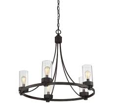 Trade Winds Ashland 5 Light Chandelier In Oil Rubbed Bronze