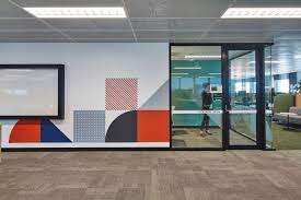 commonwealth bank henry ellis paul corridor design commonwealth bank wayfinding signage