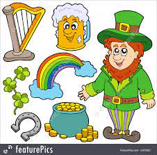 As the english rule began to take over in ireland, the shamrock became a symbol of irish heritage. Illustration Of St Patrick S Day Collection 2