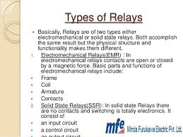 These type of relays are made of a coil that induces a magnetic field when it get energized and moves the armature, which closes of opens the contacts. Ah 1263 Types Of Relays Schematic Wiring