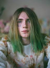 Always Loved Grunge Especially A Young Kurt Cobain Lookalike Also From Meadham Kirchoff Long Hair Styles Men Long Hair Styles Green Hair