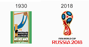 In the logo of the 2018 world cup you can see the silhouette of the fifa world cup. Fifa World Cup Logos From 1930 To 2018 Webgyaani