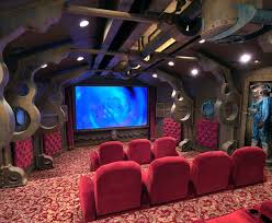 This Nautical Space At Home Movie Theater Steampunk Home Decor Home Theater Rooms