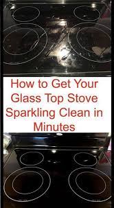 How To Get Your Glass Stovetop Sparkling Clean In Minutes Mythirtyspot Household Cleaning Tips Cleaning Household Diy Cleaning Products