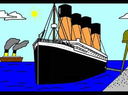 titanic sinking animation youtube